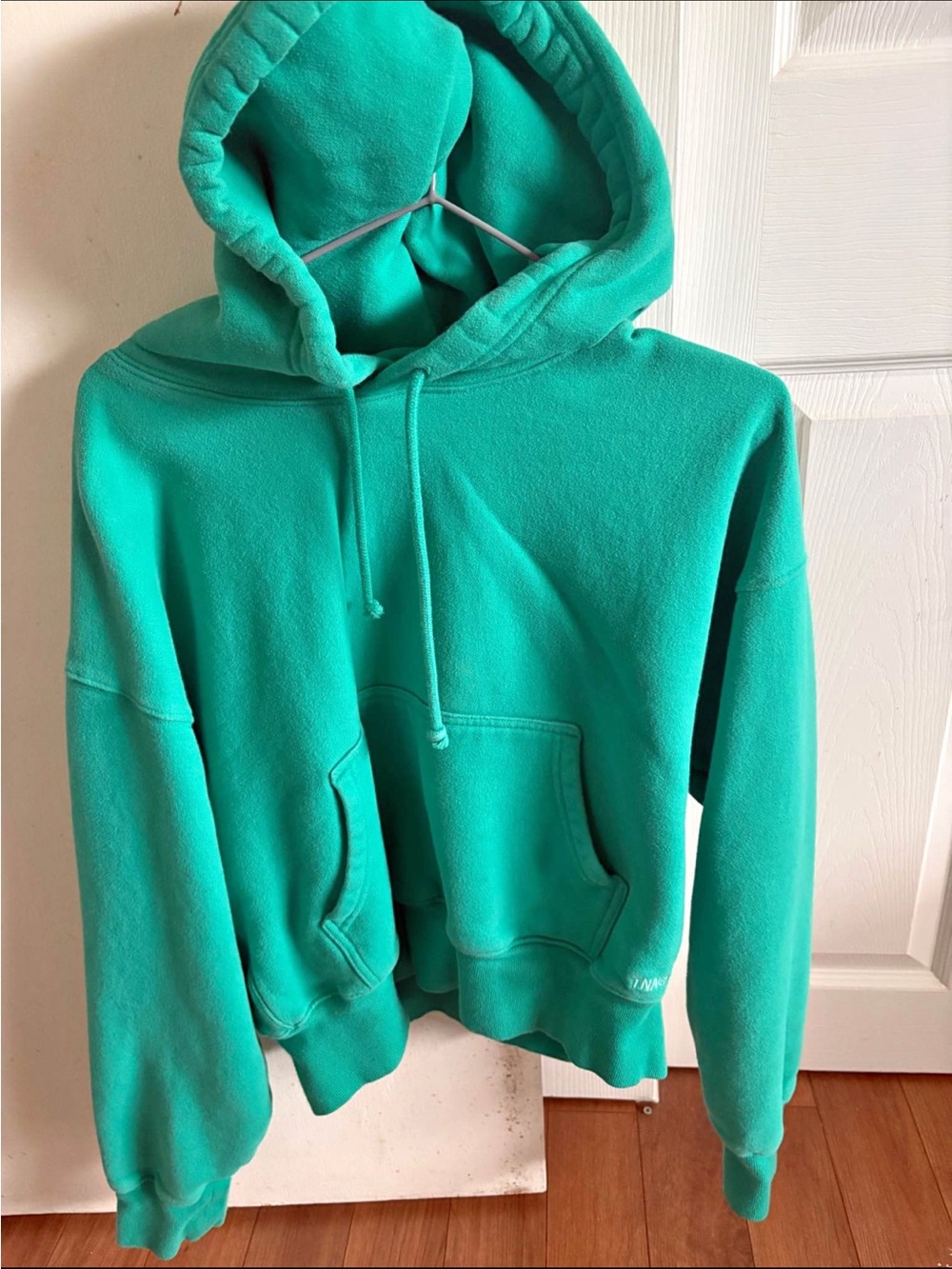 TNA Women’s Bright Teal Crewneck Hoodie